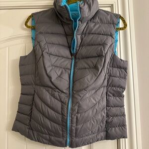 Blanc Noir Light Gray Puffer Vest